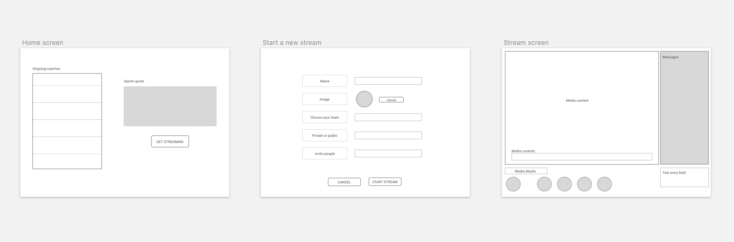 wireframes